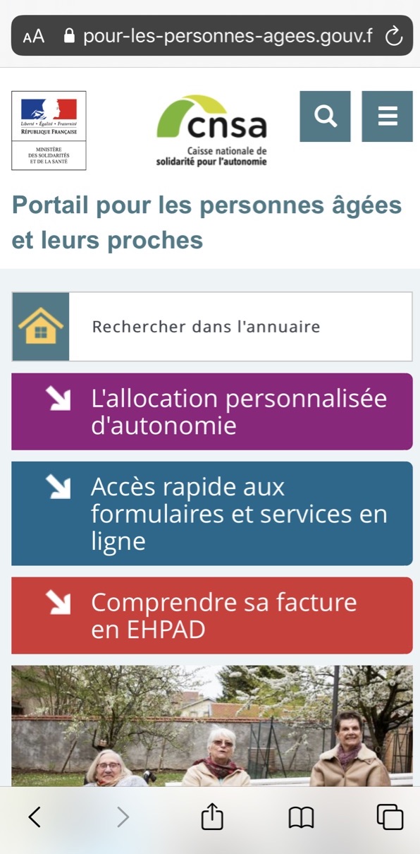 Page d'accueil 