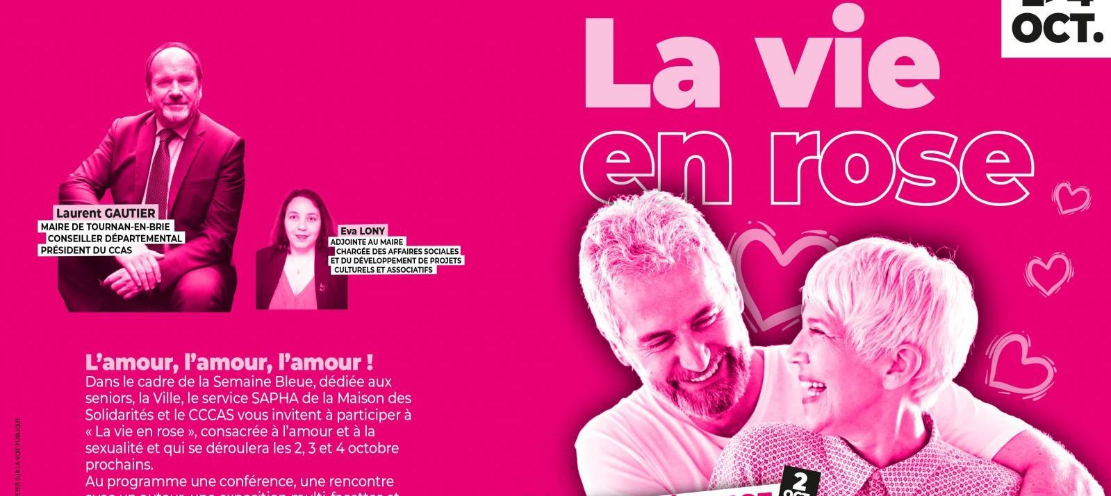 Semaine bleue à Tournan-en-Brie - Projet "La vie en Rose"